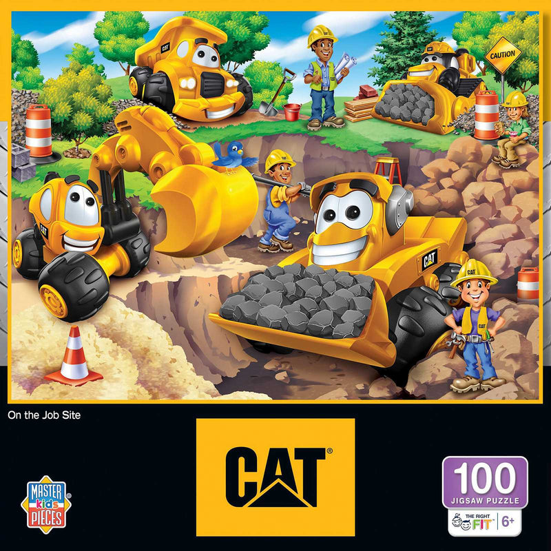 Caterpillar On the Job Site 100 Piece Puzzle