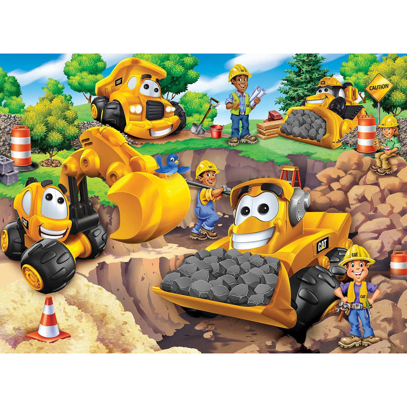 Caterpillar On the Job Site 100 Piece Puzzle