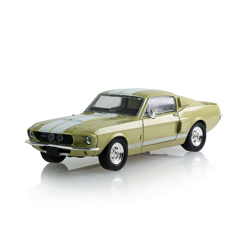 1/64 1967 Shelby GT-500 Fastback – Lime Gold, The Mustang Stampede Series 2