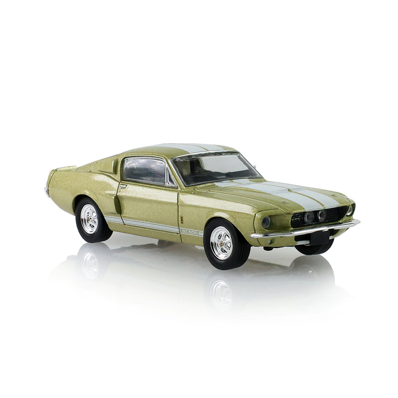 1/64 1967 Shelby GT-500 Fastback – Lime Gold, The Mustang Stampede Series 2