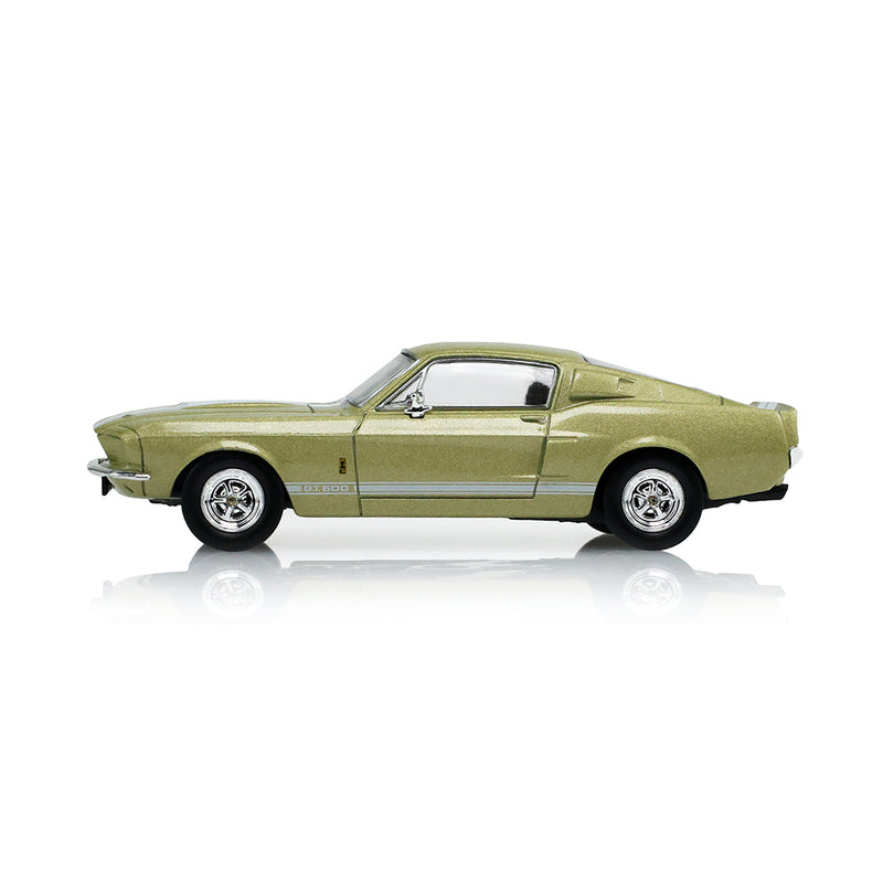 1/64 1967 Shelby GT-500 Fastback – Lime Gold, The Mustang Stampede Series 2