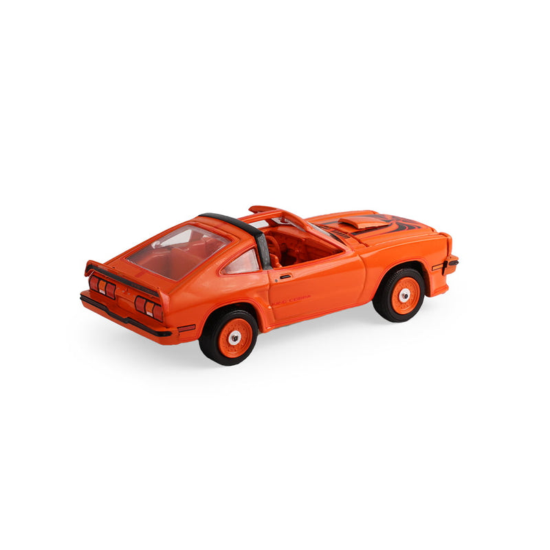 1/64 1978 Ford Mustang King Cobra II, Tangerine and Black, The Mustang Stampede Series 2 by GreenLight Collectibles