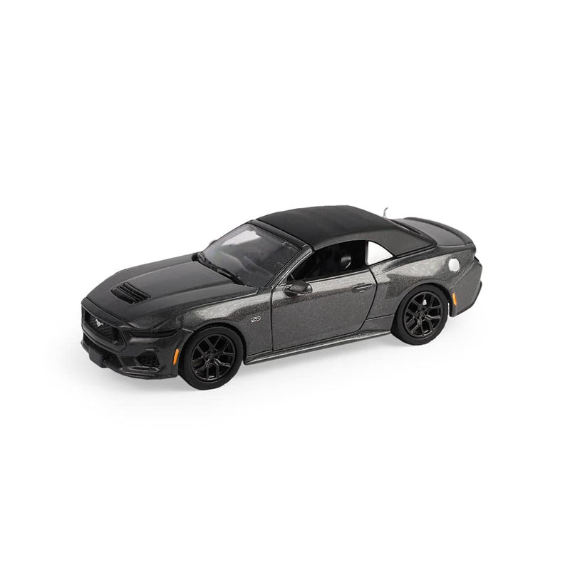 1/64 2024 Ford Mustang1 GT 5.0 Convertible, Dark Matter Gray, The Mustang Stampede Series 2