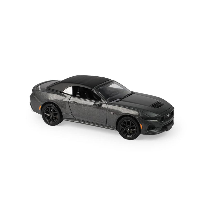 1/64 2024 Ford Mustang1 GT 5.0 Convertible, Dark Matter Gray, The Mustang Stampede Series 2