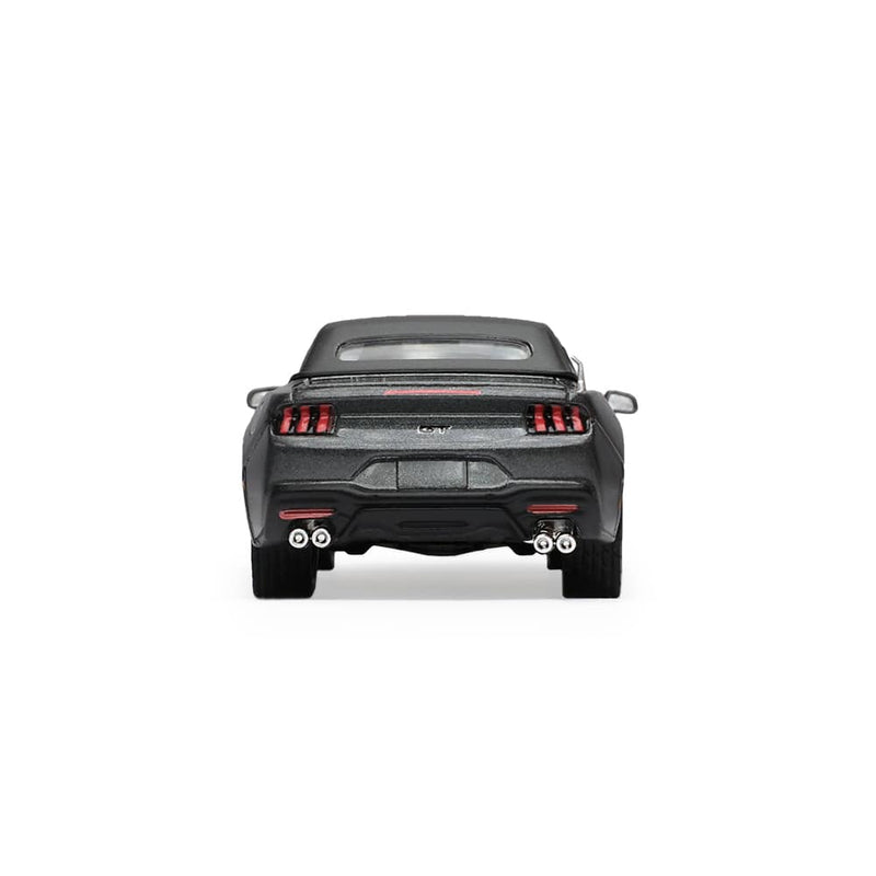 1/64 2024 Ford Mustang1 GT 5.0 Convertible, Dark Matter Gray, The Mustang Stampede Series 2