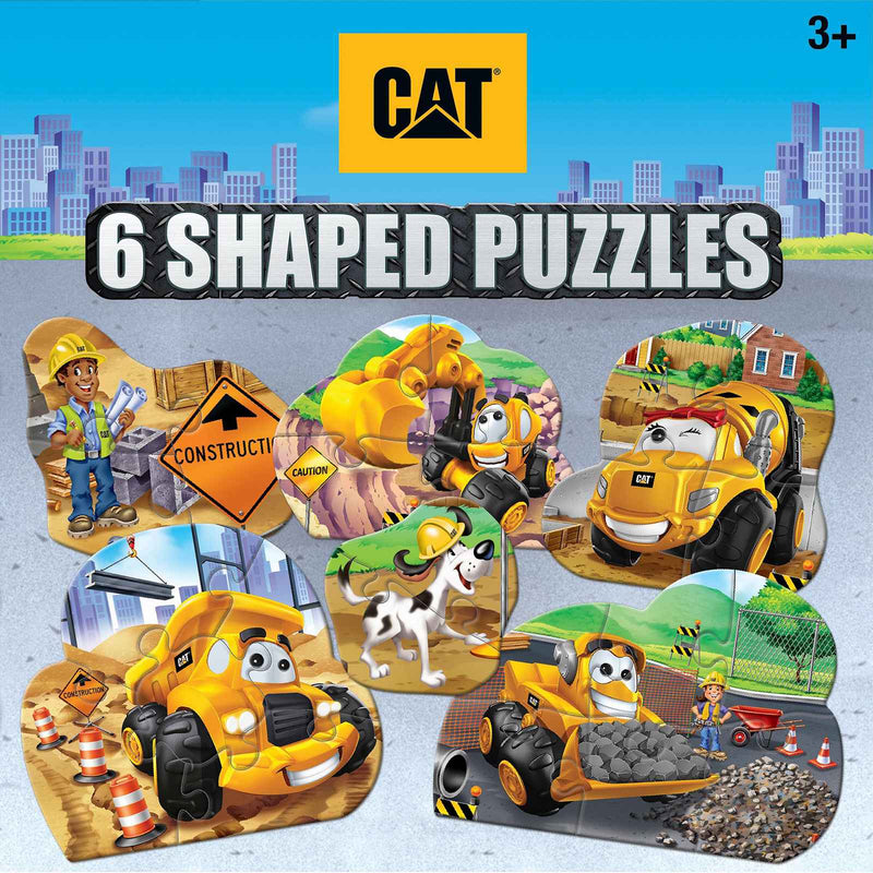 Caterpillar 6-Pack Mini Shapped Puzzles