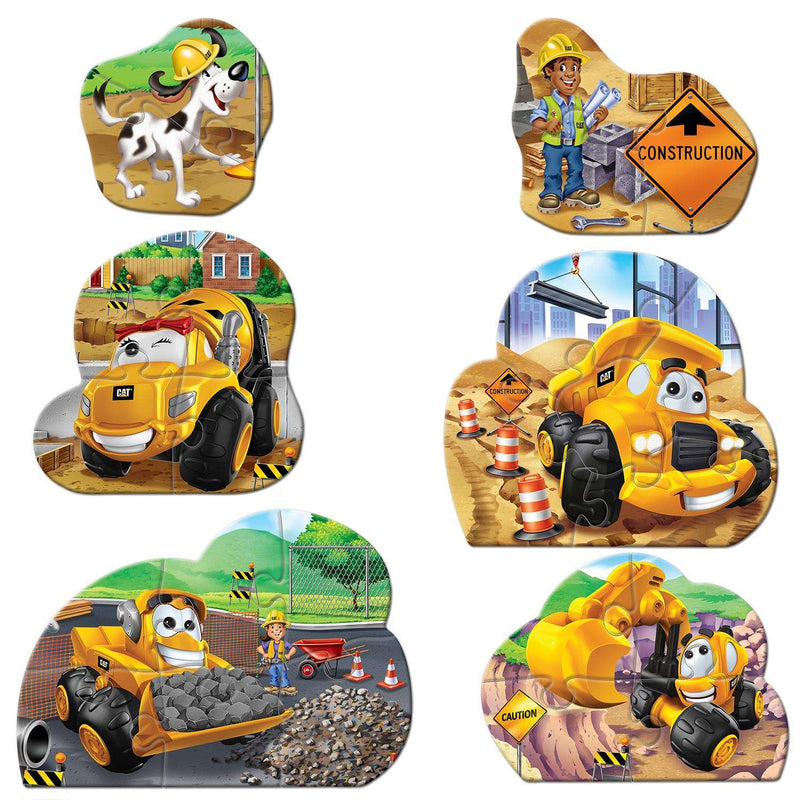 Caterpillar 6-Pack Mini Shapped Puzzles