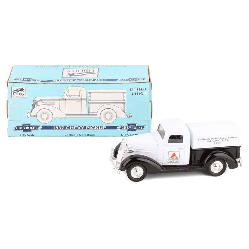 1/25 1937 Chevy Pickup Lockable Coin Bank by SpecCast, 1997 Louisville Farm Show Limited Edition