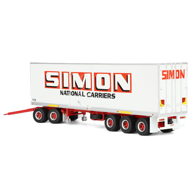 1/64 Simon National Carriers Freight Trailer with Dolly by Highway Replicas