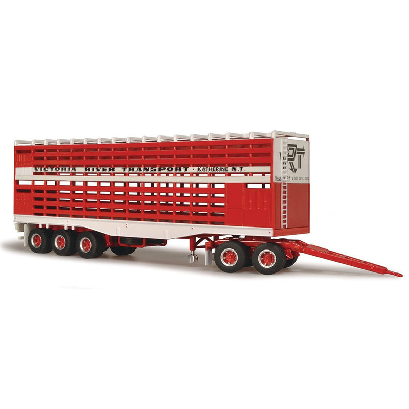 1/64 Victoria River Livestock Trailer with Dolly by Highway Replicas