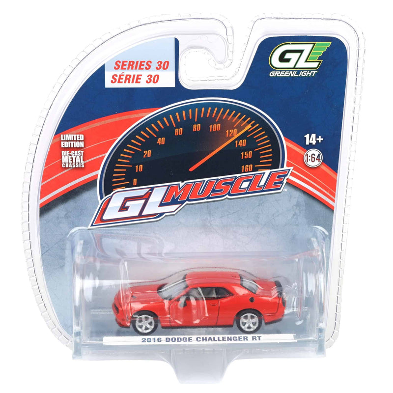 1/64 2016 Dodge Challenger RT, Torred, GreenLight Muscle Series 30