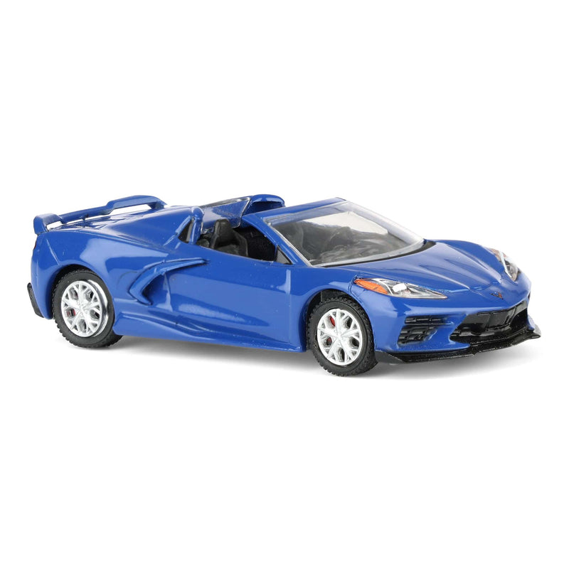 1/64 2021 Corvette Stingray Convertible, Elkhart Lake Blue, GreenLight Muscle Series 30