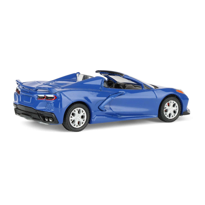 1/64 2021 Corvette Stingray Convertible, Elkhart Lake Blue, GreenLight Muscle Series 30