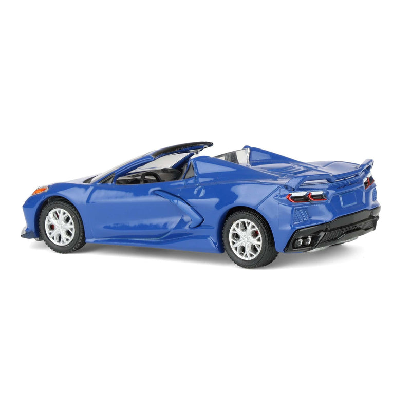 1/64 2021 Corvette Stingray Convertible, Elkhart Lake Blue, GreenLight Muscle Series 30