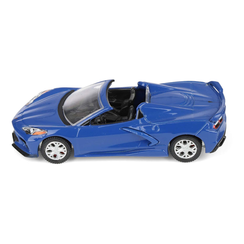 1/64 2021 Corvette Stingray Convertible, Elkhart Lake Blue, GreenLight Muscle Series 30