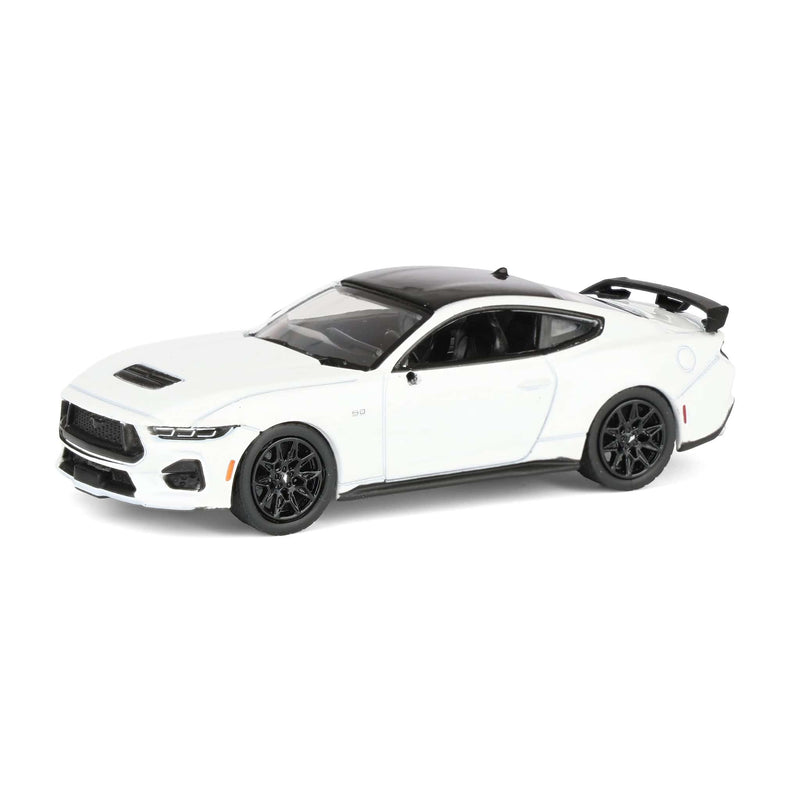 1/64 2024 Ford Mustang, Oxford White, GreenLight Muscle Series 30