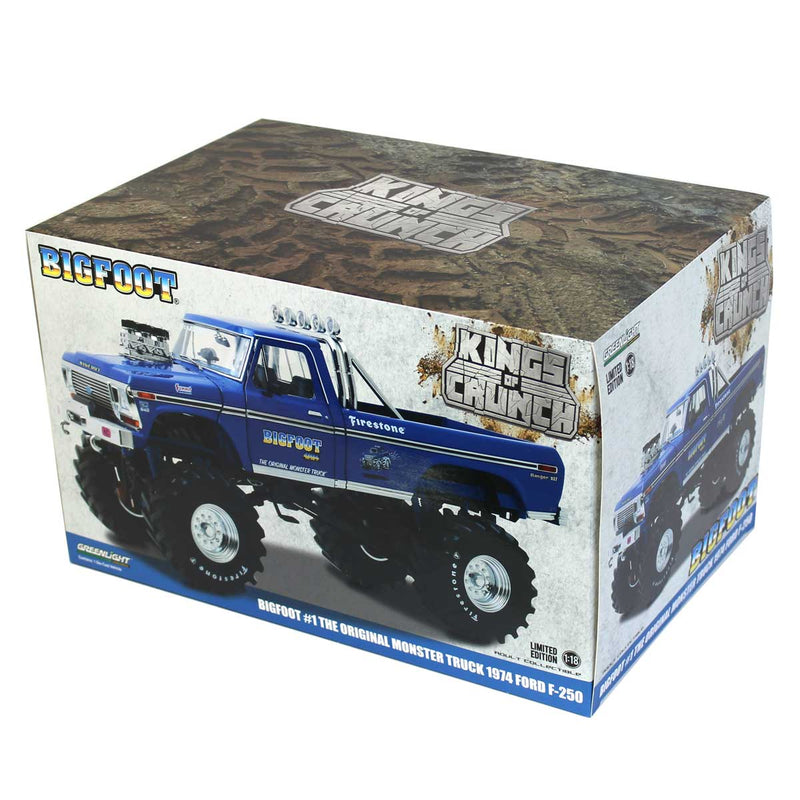 1/18 1974 Ford F-250 Monster Truck, Bigfoot #1, Kings of Crunch