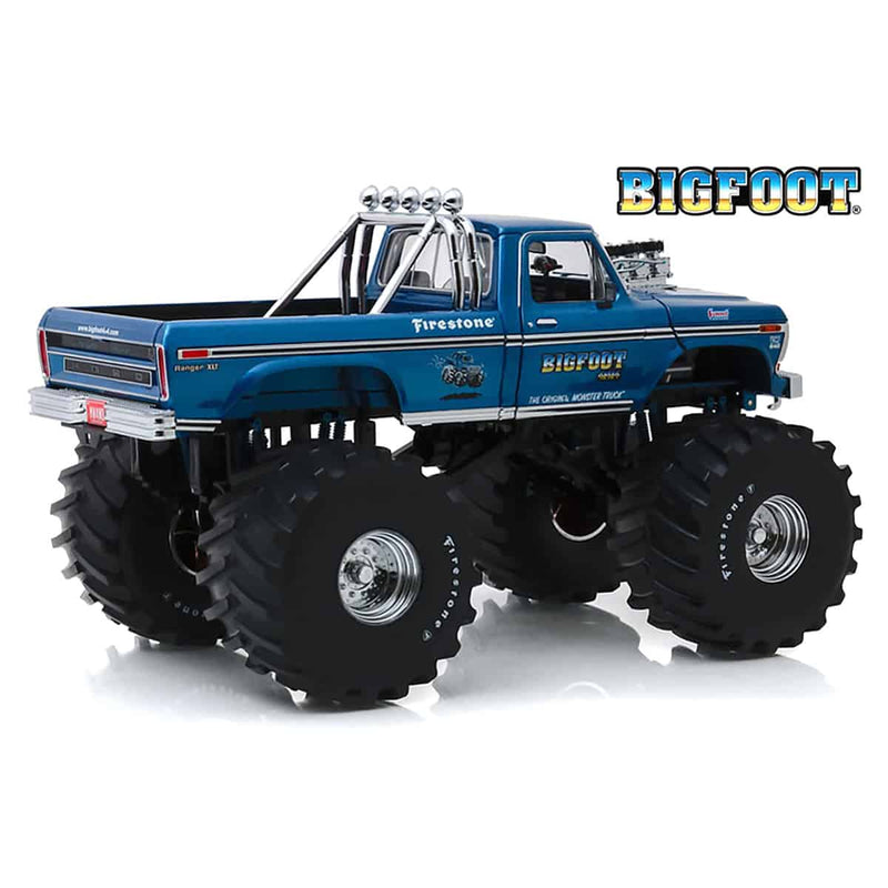 1/18 1974 Ford F-250 Monster Truck w/ 66 Inch Tires, Bigfoot #1, Kings of Crunch