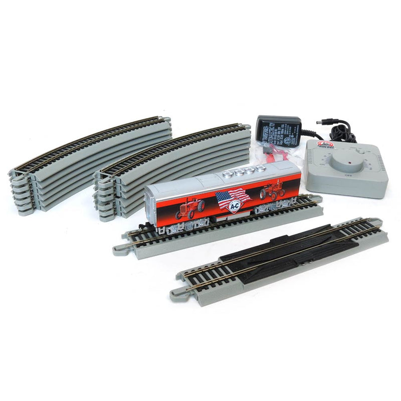 HO Scale Allis Chalmers Engine Car with 14 Piece Track Set, Power Pak and Speed Controiller, #2 in Series Limited Edition by The Bradford Exchange