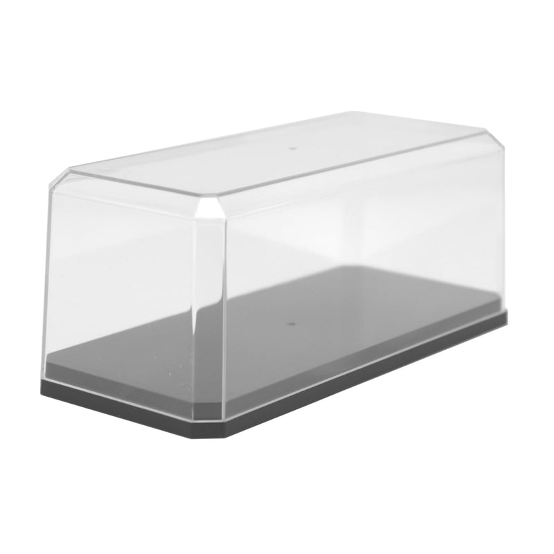 Clear Acrylic Display Case with Black Base 6.33 x 2.76 x 2.57 Inch