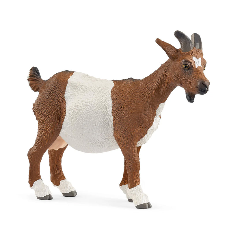 Brown & White Goat by Schleich