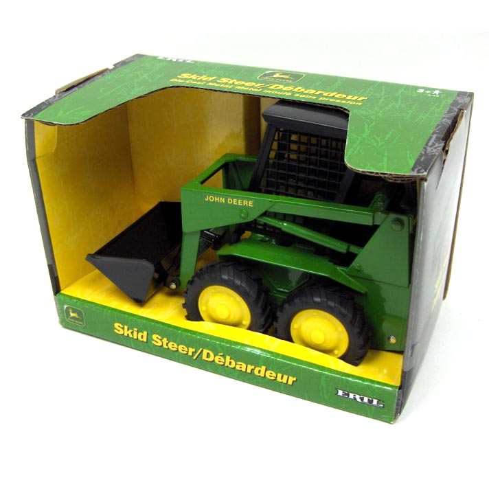 1/16 John Deere Green Steel Skid Steer by ERTL