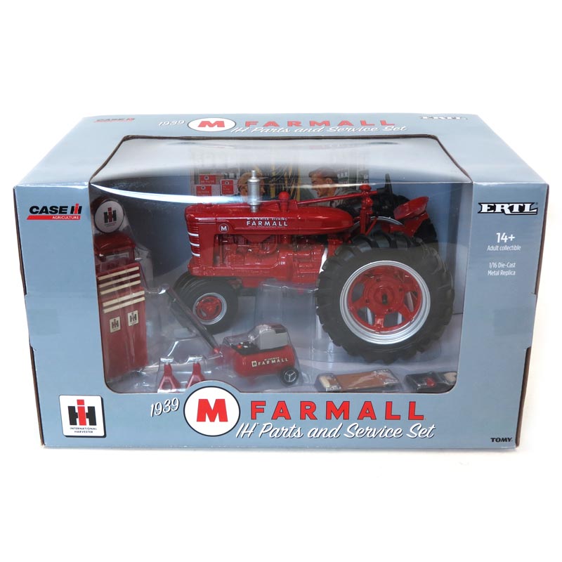 1/16 1939 IH Farmall M White Stripe Grill, IH Parts & Service Set by ERTL, 2018 PA Farm Show
