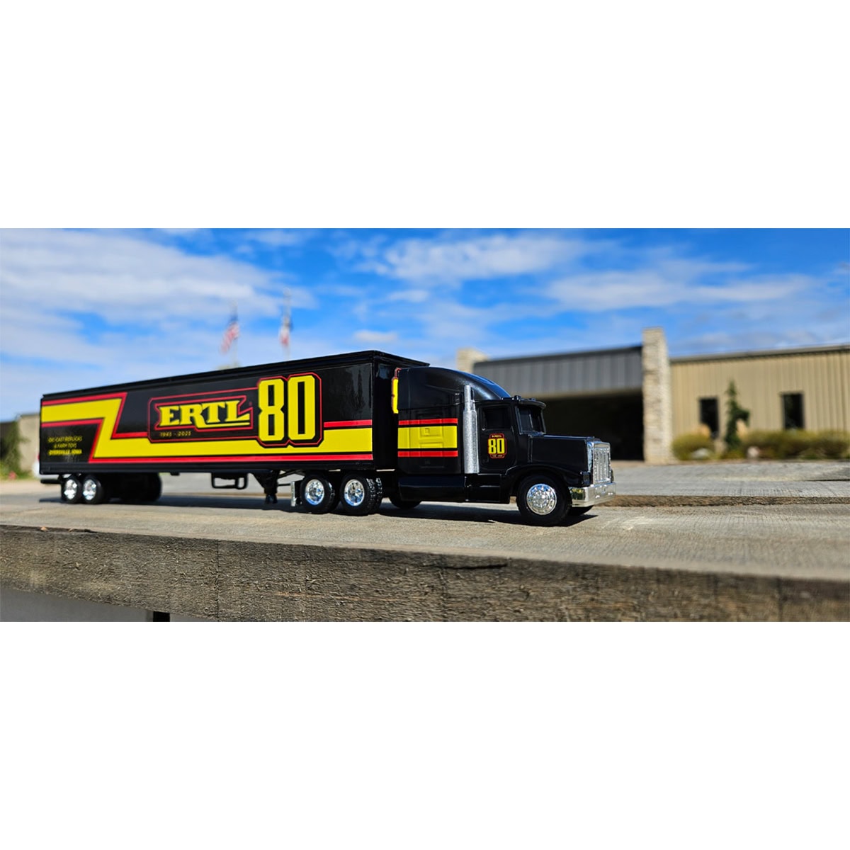Sealed Case of 6 ~ 1/64 ERTL '80' Semi & Trailer, 80 Years of ERTL