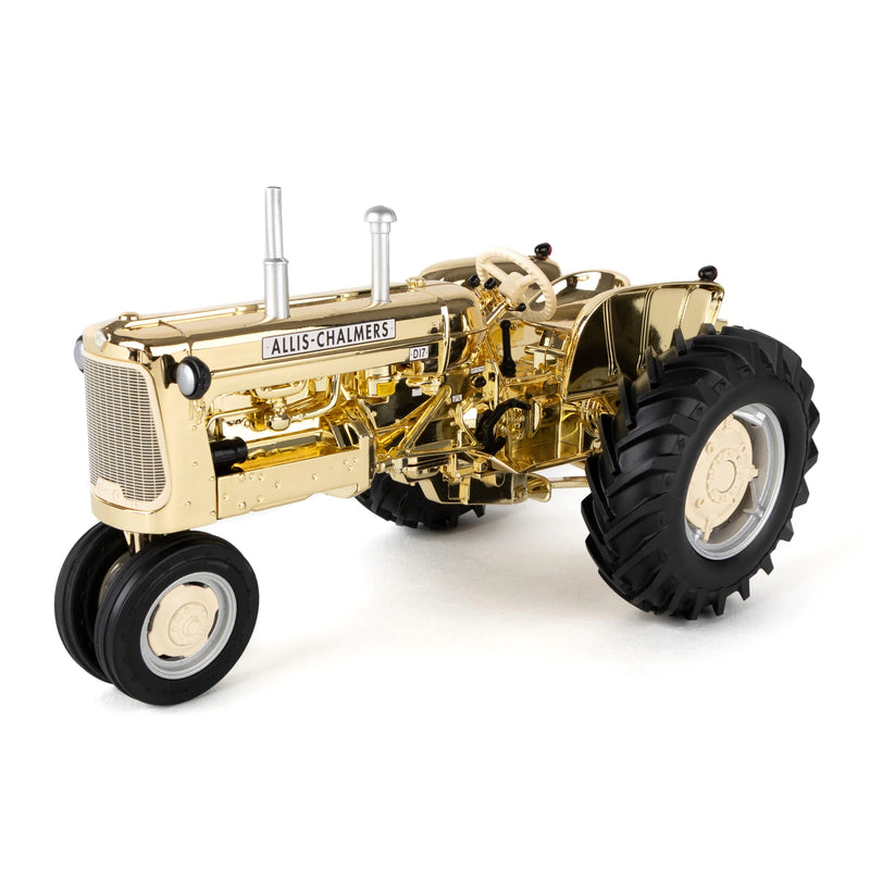 Gold Chrome Chase Unit ~ 1/16 Allis Chalmers D-17 "Series 2" Tractor with Narrow Front, ERTL Prestige Collection