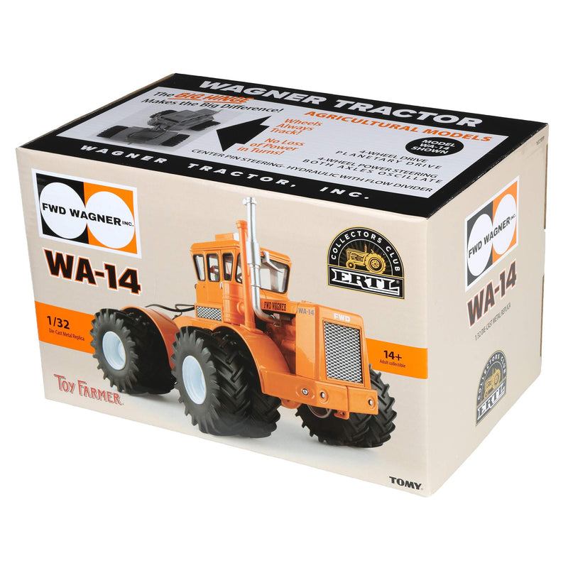 1/32 Wagner WA-14 Orange 4WD Tractor, ERTL Limited Edition