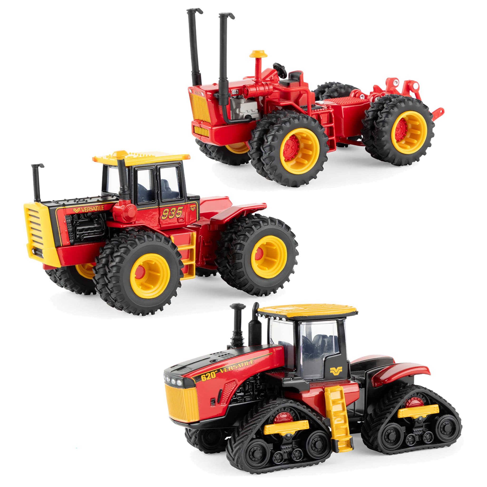 1/64 Versatile 118, 935 & 620DT 3-Piece Tractor Set, 60th
