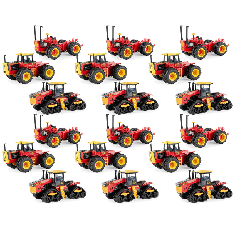 Sealed Case of 6 ~ 1/64 Versatile 118, 935 & 620DT 3-Piece Tractor Set, 60th Anniversary Edition, ERTL Prestige Collection
