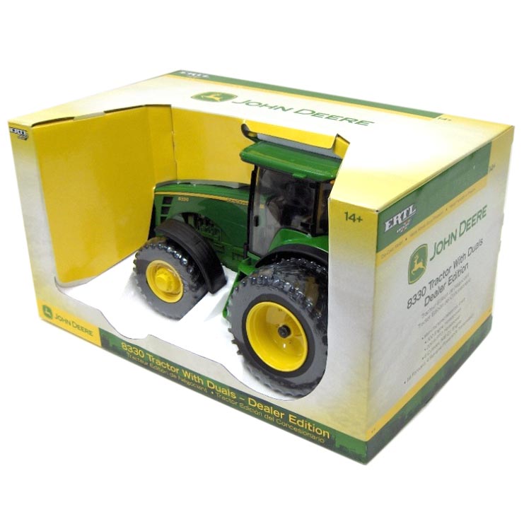 1/16 John Deere 8330 Tractor with Duals by ERTL, Dealer Edition