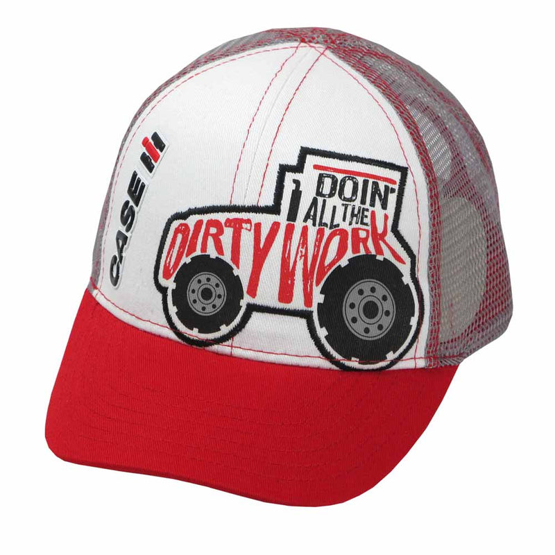 Case IH Toddlers Tri-Tone Trucker Cap "Doin' all the Dirty Work"