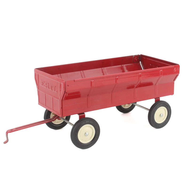 1/16 Red Flare Barge Wagon with Narrow Wheels by ERTL