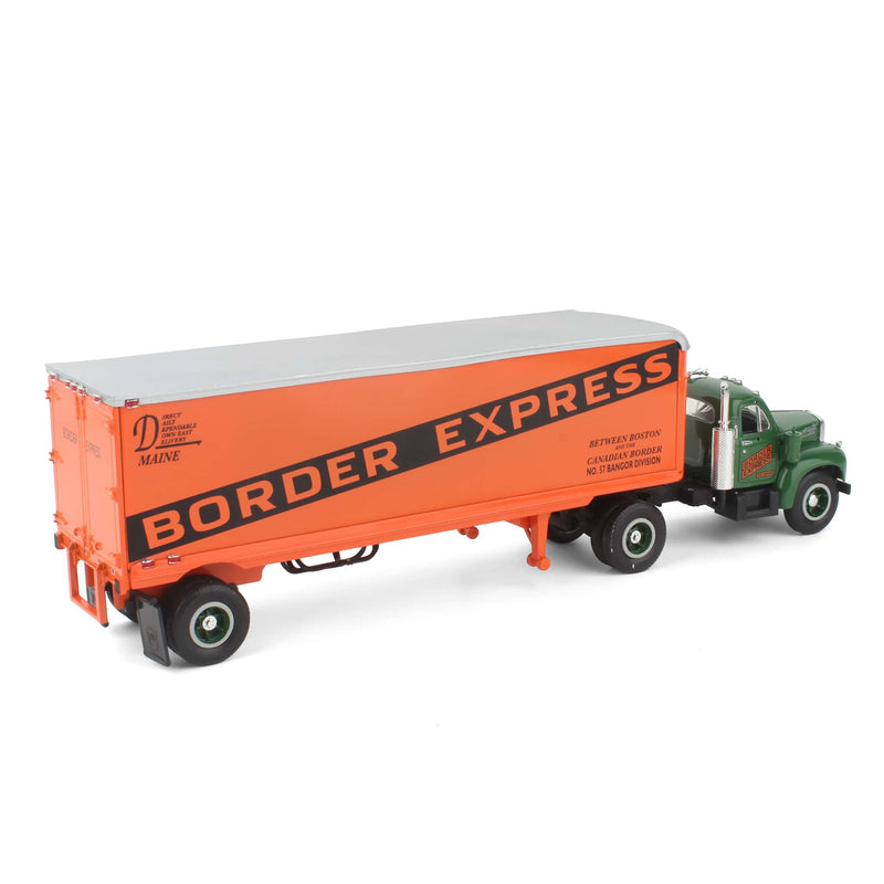 1/34 1960 Mack B-61 Tractor & Trailer, Border Express by First Gear