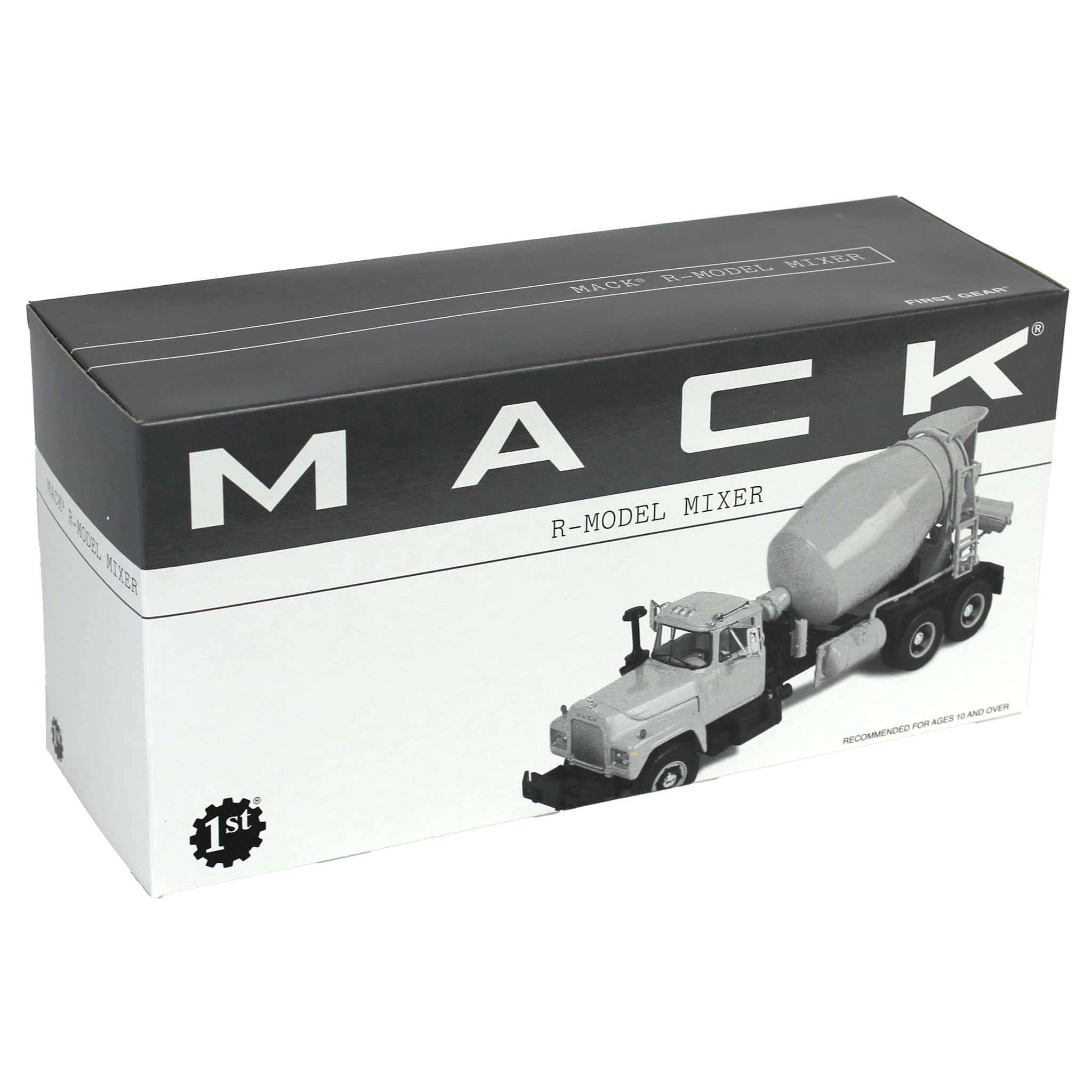 1/34 Mack R-Model Concrete Mixer Truck, S&W Ready Mix by First