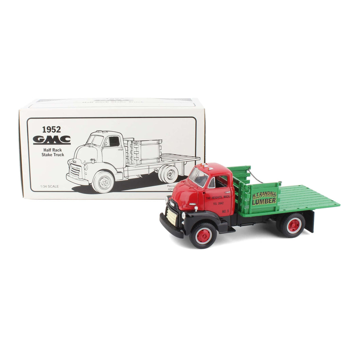 1952 GMC Half Rack Stake Truck 1/34スケール First Gear 1/34 Scale