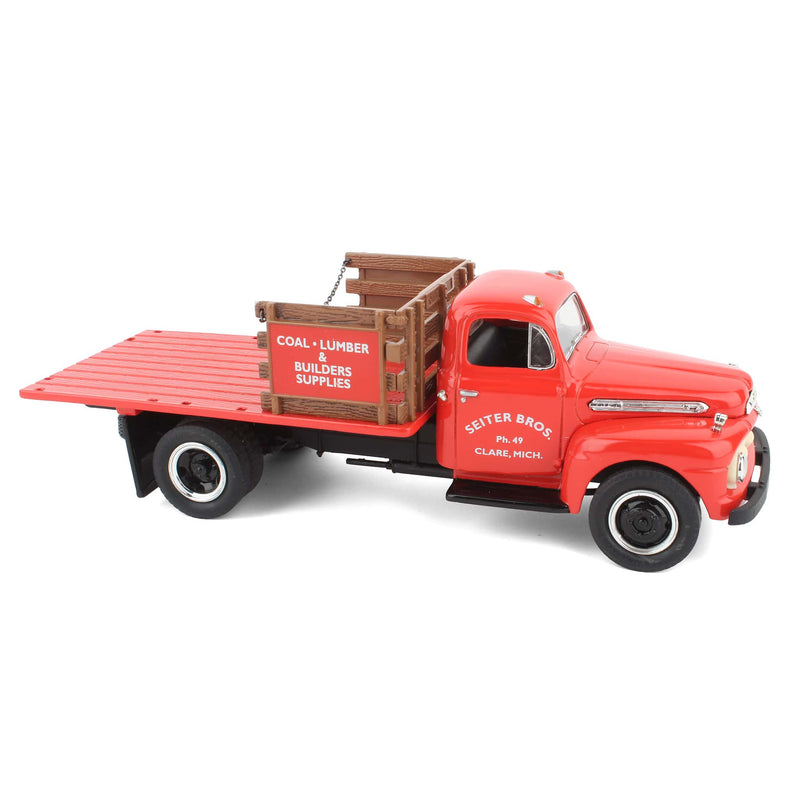 1/34 1951 Seiter Bros Ford F-6 Half Rack Stake Truck by First Gear