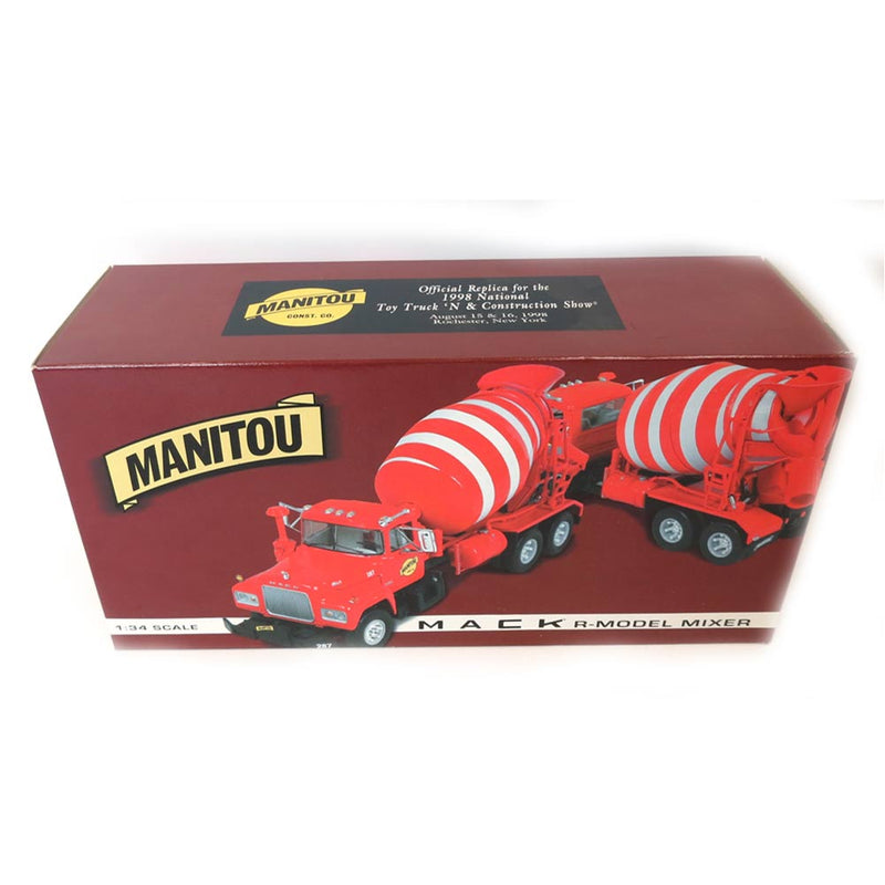 1/34 Mack R Model Manitou Mixer by First Gear, 1998 National Toy Truck N Construction Show