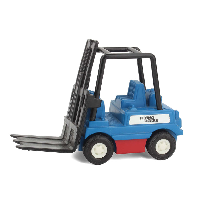1970s Flying Tigers Blue & Red Forklift Toy by Tonka