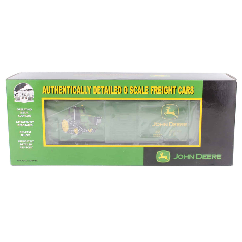 1/48 O-Scale John Deere (8520T Tractor) 40' AAR Box Car #JD85201 by M.T.H. Electric Trains