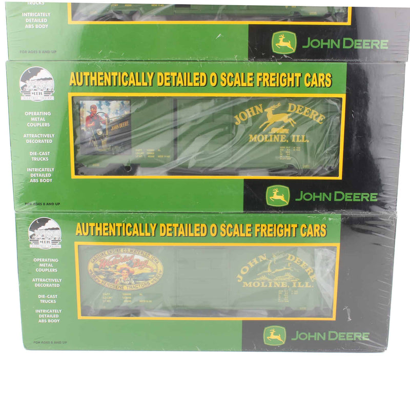 1/48 O-gauge John Deere 40 Foot Box Cars by M.T.H. Electric Trains