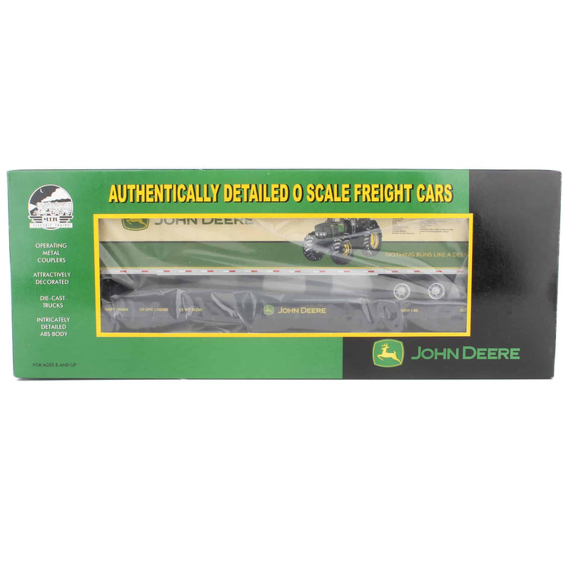 1/48 O Scale John Deere #JD64207 Flat Car with 48' Trailer by M.T.H. Electric Trains