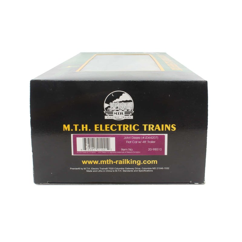 1/48 O Scale John Deere #JD64207 Flat Car with 48' Trailer by M.T.H. Electric Trains