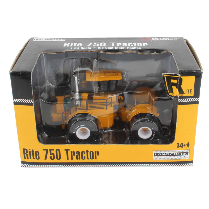 1/64 Limited Edition SIGNED Dave Curtis RITE 750 Tractor Original Factory Model w/ Duals, by Die Cast Promotions