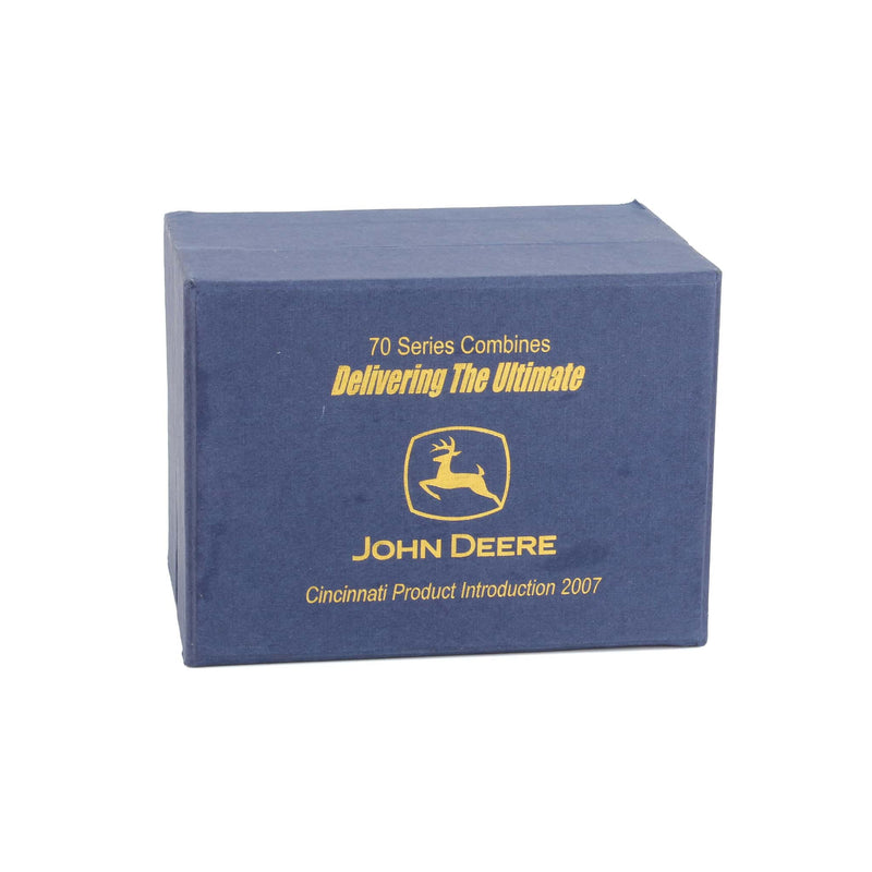 John Deere 2007 70 Series Combine Crystal Laser Engraved Paperweight