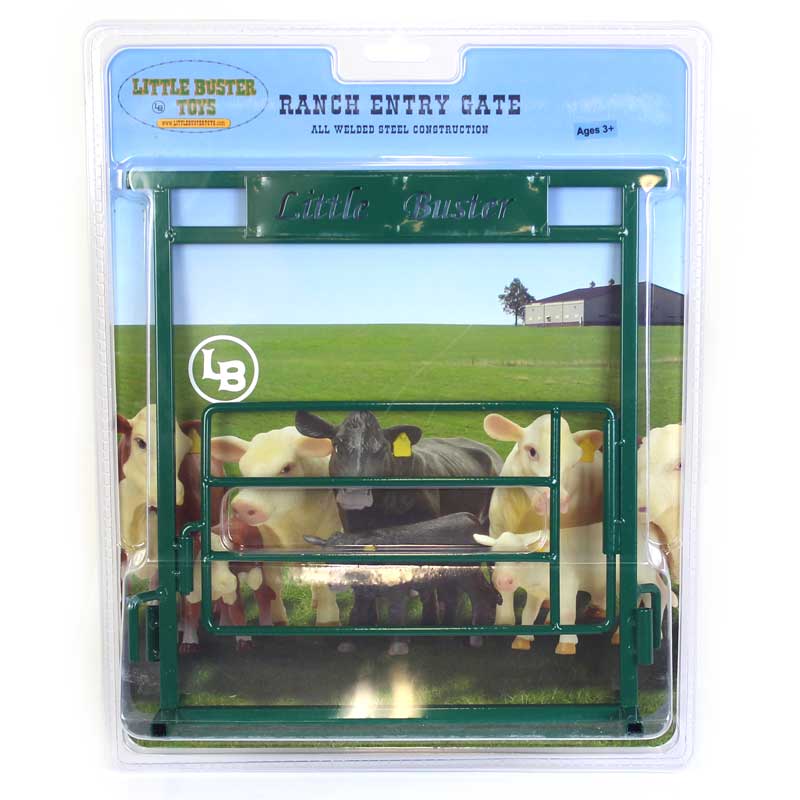 1/16 Little Buster Toys Ranch Entry Gate, Green