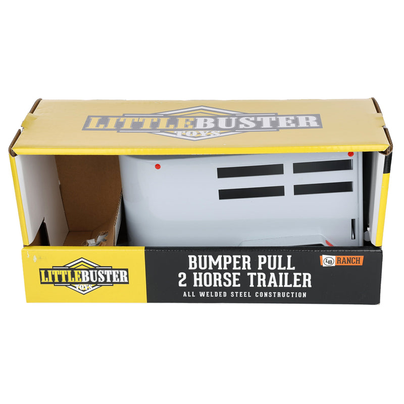 1/16 Bumper Pull 2 Horse Trailer by Little Buster Toys