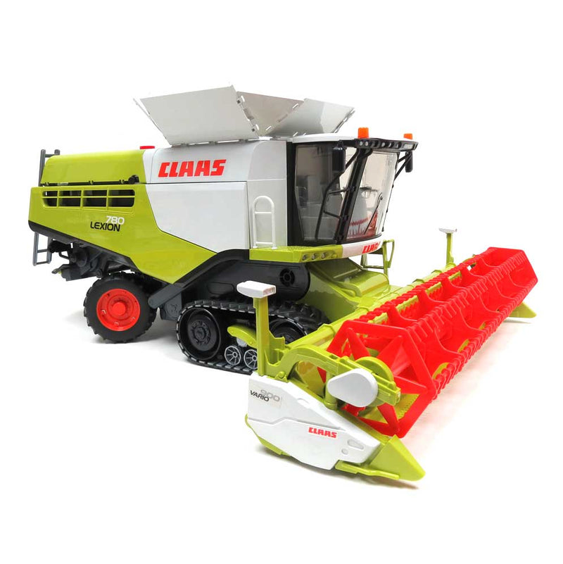 (B&D) 1/16 Claas Lexion 780 Terra Trac Combine with Header & Transporter by Bruder - Damaged Item